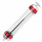 Švirkštas skystam tepalui skaidrus | aliuminis | 500 ml (SG16PA)